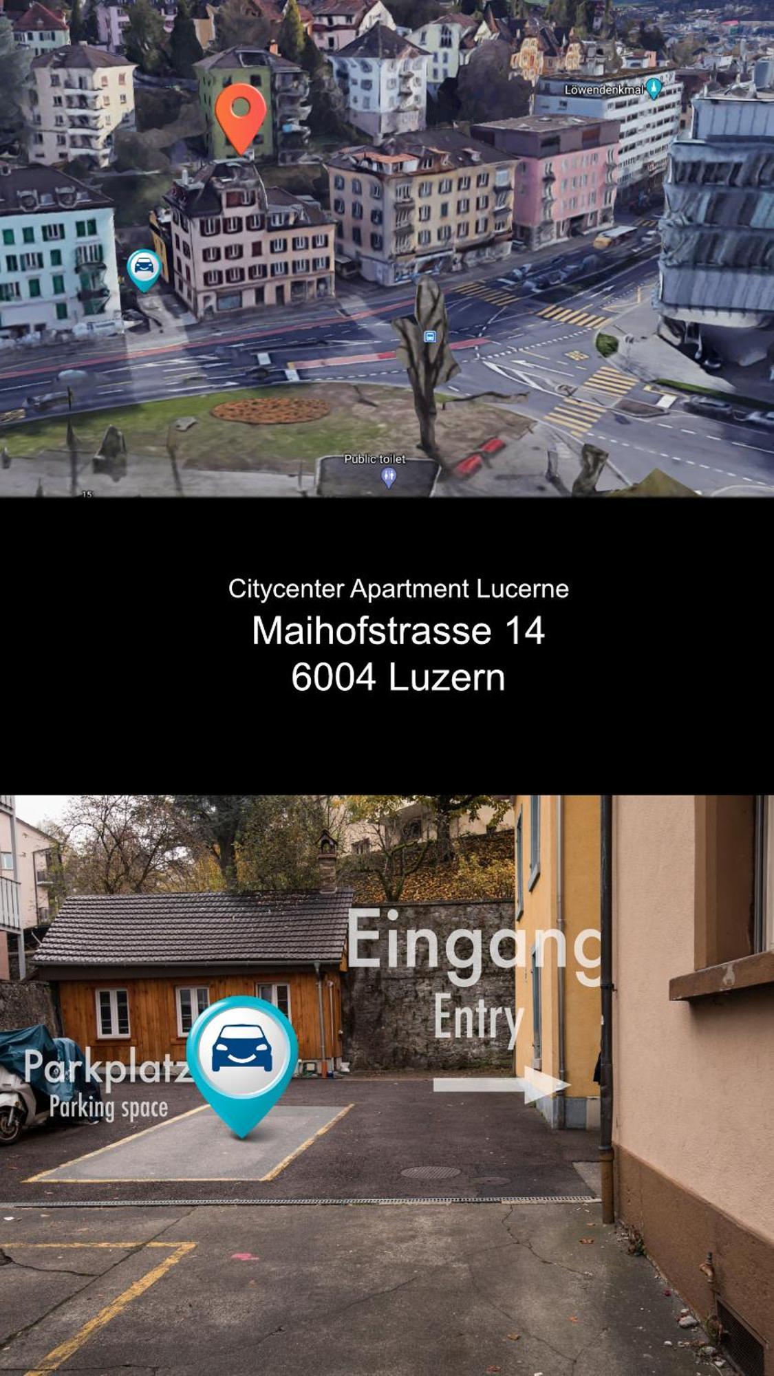 Citycenter Apartment With Parking Luzern Eksteriør billede
